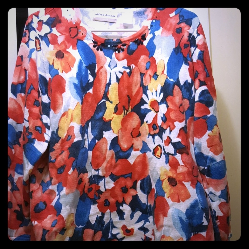 Alfred Dunner colorful blouse